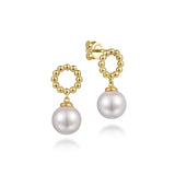 14K Yellow Gold Earring EG14524Y4JPL