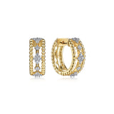 14K Yellow Gold Earring EG14599Y45JJ