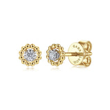 14K Yellow Gold, 14K White Gold Earring EG14080M45JJ