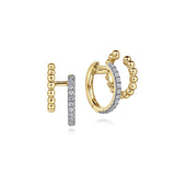 14K Yellow Gold Earring EG14526Y45JJ