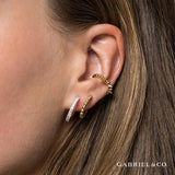 14K Yellow Gold Earring EG14526Y45JJ