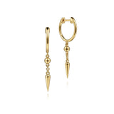 14K Yellow Gold Earring EG14740Y4JJJ