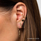 14K Yellow Gold Earring EG14740Y4JJJ