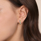 14K Yellow Gold, 14K White Gold Earring EG13851M45JJ