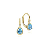 14K Yellow Gold Earring EG14270Y45BT