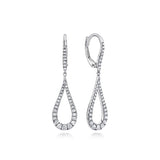14K White Gold Earring EG13195W45JJ