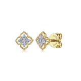 14K Yellow Gold Earring EG14414Y45JJ