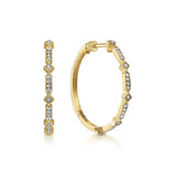 14K Yellow Gold Earring EG13964Y45JJ