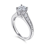 14K White Gold Engagement Ring ER6664W44JJ