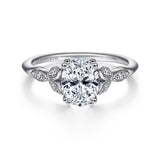 14K Yellow Gold, 14K White Gold Engagement Ring ER11721R4M44JJ