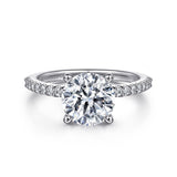 14K White Gold Engagement Ring ER14918R8W44JJ