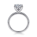 14K White Gold Engagement Ring ER14918R8W44JJ