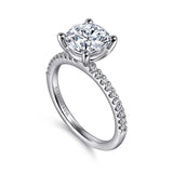 14K White Gold Engagement Ring ER14918R8W44JJ