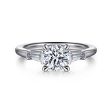 14K White Gold Engagement Ring ER16121R4W43JJ