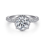 14K White Gold Engagement Ring ER16158R6W44JJ