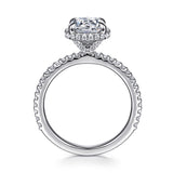 14K White Gold Engagement Ring ER16158R6W44JJ