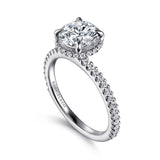 14K White Gold Engagement Ring ER16158R6W44JJ