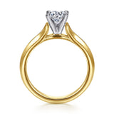 14K Yellow Gold, 14K White Gold Engagement Ring ER11832R3M4JJJ