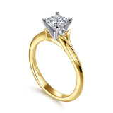 14K Yellow Gold, 14K White Gold Engagement Ring ER11832R3M4JJJ