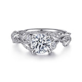 14K White Gold Engagement Ring ER15626R4W44JJ