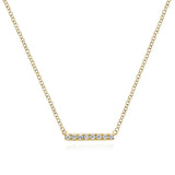 14K White Gold Necklace NK5422Y45JJ