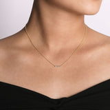 14K White Gold Necklace NK5422Y45JJ