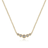 14K White Gold Necklace NK5424Y45JJ