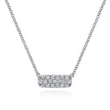 14K White Gold Necklace NK4943W45JJ