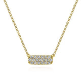 14K White Gold Necklace NK4943Y45JJ