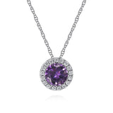 14K White Gold Necklace NK2824W45AM
