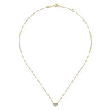 14K White Gold Necklace NK5450Y45JJ