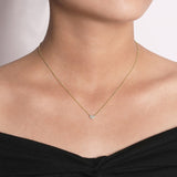14K White Gold Necklace NK5450Y45JJ