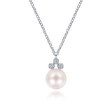 14K White Gold Necklace NK6494W45PL