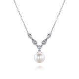 14K White Gold Necklace NK1420W45PL