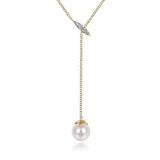 14K White Gold Necklace NK5963Y45PL