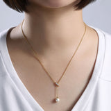 14K White Gold Necklace NK5963Y45PL
