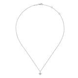 14K White Gold Necklace NK6126W45JJ