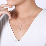 14K White Gold Necklace NK6187W45JJ