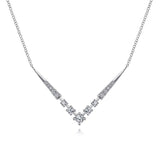 14K White Gold Necklace NK6188W45JJ
