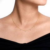 14K White Gold Necklace NK6468Y45JJ