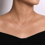 14K White Gold Necklace NK5423W45JJ