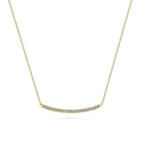 14K White Gold Necklace NK4273Y45JJ