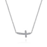 14K White Gold Necklace NK4345W45JJ