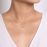 14K White Gold Necklace NK4345W45JJ