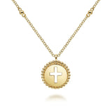 14K White Gold Necklace NK6490Y4JJJ
