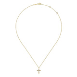 14K White Gold Necklace NK6408Y45JJ