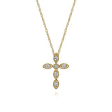 14K White Gold Necklace NK2210Y45JJ