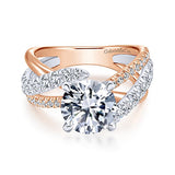 Engagement Ring"Center Diamond Not Included"