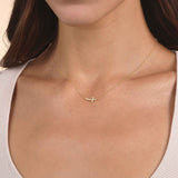 14K White Gold Necklace NK4345Y45JJ