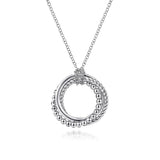 Sterling Silver (925) Necklace NK6531SVJJJ
